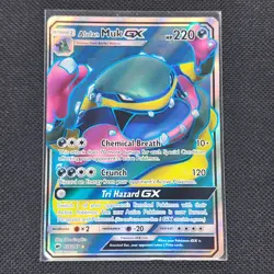 Alolan Muk GX - 138/147 - Ultra Rare - Burning Shadows - Pokemon Card - NM/M - Image 1