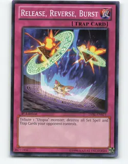 Release, Reverse, Burst #LVAL-EN071 1st Edition Yugioh Card - Image 1