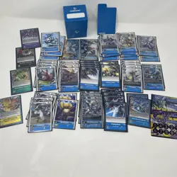 60 Digimon TCG Card Game Bulk Lot Common Uncommon Rare SR LP/NM - Image 1