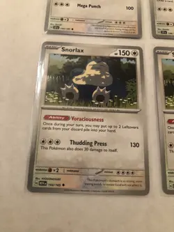 Lot Of 6 Snorlax Pokemon Cards - Image 4