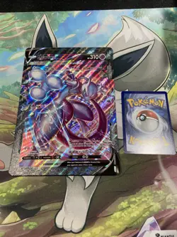 Mewtwo V Union Card SWSH161 Black Star Promo Pokemon Jumbo - Image 4
