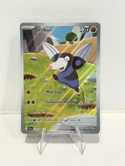 Drilbur 124/086 Pokemon TCG Black Bolt White Flare Card English - Image 1
