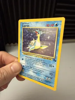 Vintage Holo Pokemon Card Lot Nidoking (NM) Magneton & Lapras (LP) Alakazam (MP) - Image 3