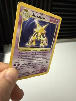 Vintage Holo Pokemon Card Lot Nidoking (NM) Magneton & Lapras (LP) Alakazam (MP) - Image 5