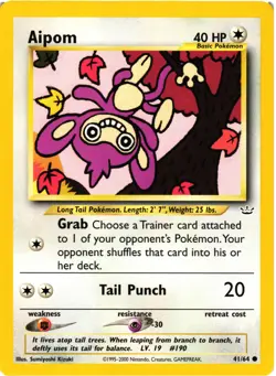 Pokemon TCG Neo Revelation Unlimited - Choose Your Card - 2001 WoTC Vintage - Image 2