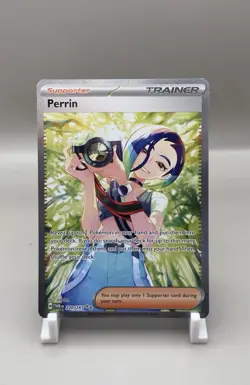 Perrin Card 220/167 Twilight Masquerade SIR + Hisuian Growlithe 181/167 - Image 2
