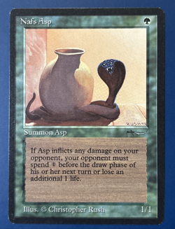 Nafs Asp Arabian Nights Regular (Dark/Standard Mana Symbol) - Set of 4 Cards - Image 1