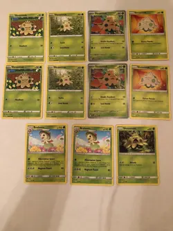 Lot Of 11 Shroomish and Breloom Pokemon Cards - Image 1