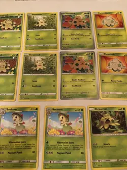 Lot Of 11 Shroomish and Breloom Pokemon Cards - Image 3