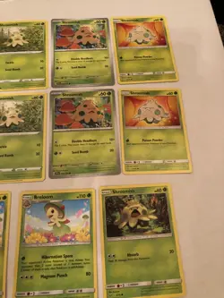 Lot Of 11 Shroomish and Breloom Pokemon Cards - Image 4