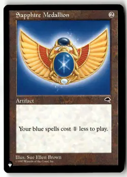 MTG - Sapphire Medallion Regular NM The List Reprints - Image 1