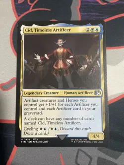 Cid, Timeless Artificer (0414) Final Fantasy MTG FIN - Image 1