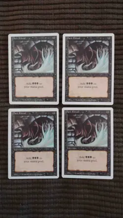 Magic: the Gathering / MtG Dark Ritual x4 Revised - Image 1