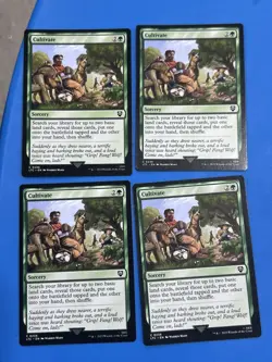 MTG 4x CULTIVATE - Playset - Near mint NM Lord Of The Rings LOTR Magic - Image 1