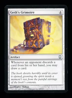 * * 1x Geth's Grimoire x1 * * Darksteel MTG VLP Very Light Play - Image 1
