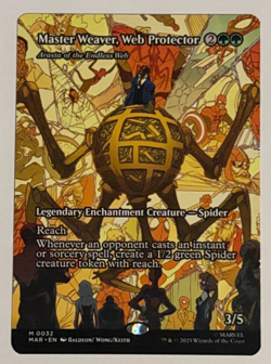 Arasta of the Endless Web (MAR 032) MTG Spider-Man Marvel Universe - NM - Mythic - Image 2