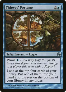 1x Thieves' Fortune - NM English MTG - Morningtide - Image 1