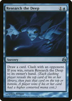 1x Research the Deep - NM English MTG - Morningtide - Image 1