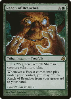 1x Reach of Branches - NM English MTG - Morningtide - Image 1