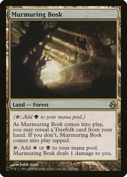 1x Murmuring Bosk - NM English MTG - Morningtide - Image 1