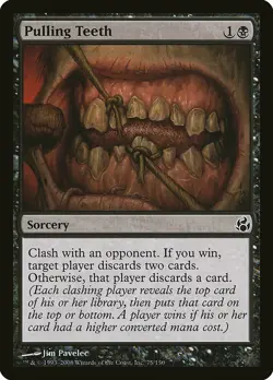 1x Pulling Teeth - NM English MTG - Morningtide - Image 1