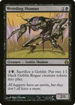 1x Weirding Shaman - NM English MTG - Morningtide - Image 1