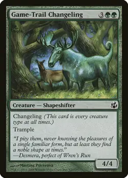 1x Game-Trail Changeling - NM English MTG - Morningtide - Image 1