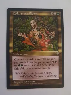 Cadaverous Bloom MP MTG Magic the Gathering Mirage - Image 1