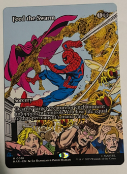 Feed the Swarm (MAR 016) MTG Spider-Man Marvel Universe - NM - Mythic - Image 2