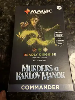 MTG Magic: The Gathering Murders at Karlov Manor Commander Deck Deadly Disguise - Image 1