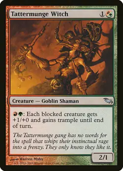 1x Tattermunge Witch - NM English MTG -Shadowmoor - Image 1