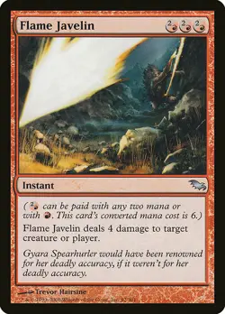 1x Flame Javelin - NM English MTG -Shadowmoor - Image 1