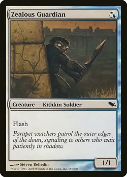 1x Zealous Guardian - NM English MTG -Shadowmoor - Image 1