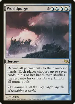 1x Worldpurge - NM English MTG -Shadowmoor - Image 1