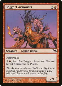 1x Boggart Arsonists - NM English MTG -Shadowmoor - Image 1