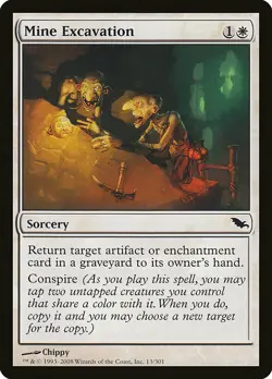 1x Mine Excavation - NM English MTG -Shadowmoor - Image 1
