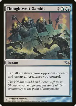 1x Thoughtweft Gambit - NM English MTG -Shadowmoor - Image 1
