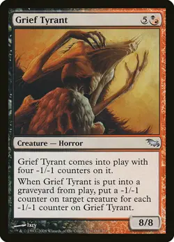 1x Grief Tyrant - NM English MTG -Shadowmoor - Image 1