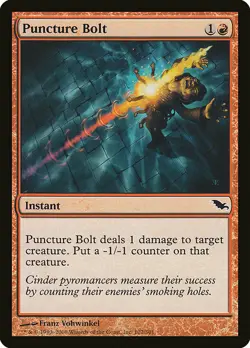 1x Puncture Bolt - NM English MTG -Shadowmoor - Image 1