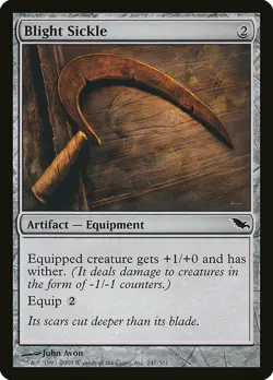 1x Blight Sickle - NM English MTG -Shadowmoor - Image 1