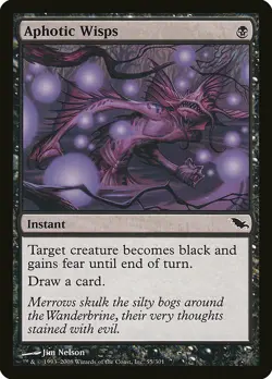 1x Aphotic Wisps - NM English MTG -Shadowmoor - Image 1