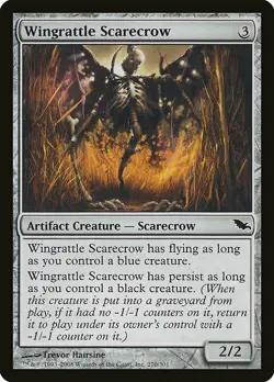 1x Wingrattle Scarecrow - NM English MTG -Shadowmoor - Image 1