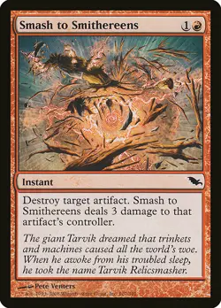1x Smash to Smithereens - NM English MTG -Shadowmoor - Image 1