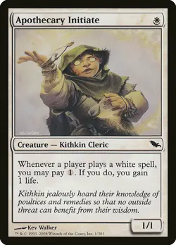 1x Apothecary Initiate - NM English MTG -Shadowmoor - Image 1