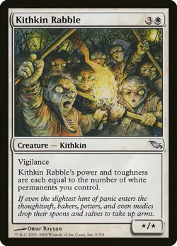 1x Kithkin Rabble - NM English MTG -Shadowmoor - Image 1