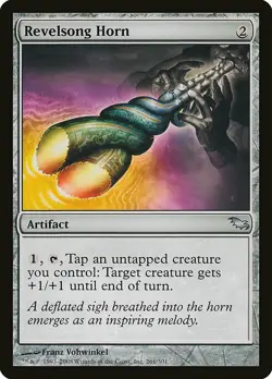1x Revelsong Horn - NM English MTG -Shadowmoor - Image 1