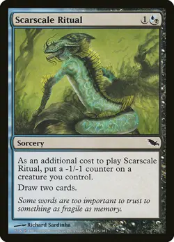 1x Scarscale Ritual - NM English MTG -Shadowmoor - Image 1