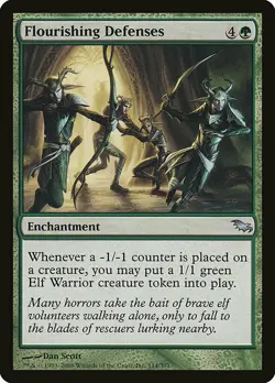 1x Flourishing Defenses - NM English MTG -Shadowmoor - Image 1