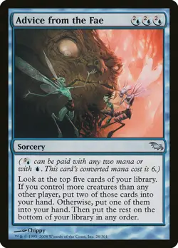 1x Advice from the Fae - NM English MTG -Shadowmoor - Image 1