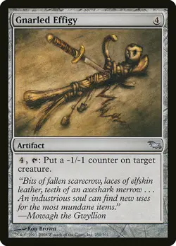 1x Gnarled Effigy - NM English MTG -Shadowmoor - Image 1